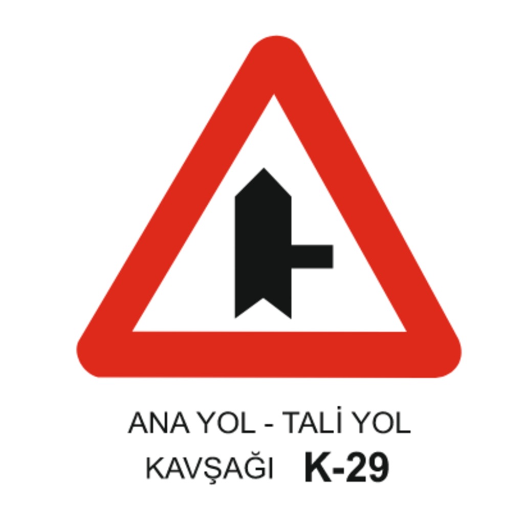 Ana%20Yol%20Tali%20Yol%20Kavşağı%20Trafik%20Levhası%20