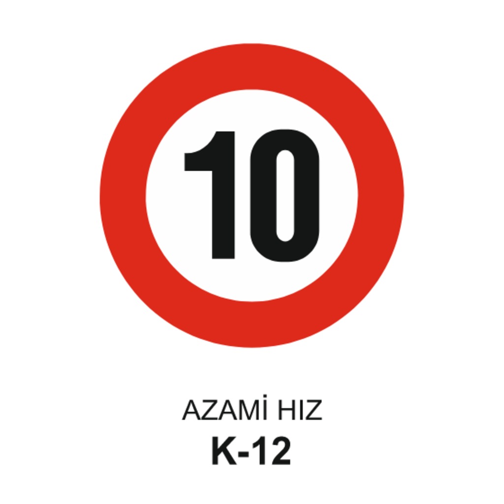 Azami%20Hız%2010%20Trafik%20Levhası%20