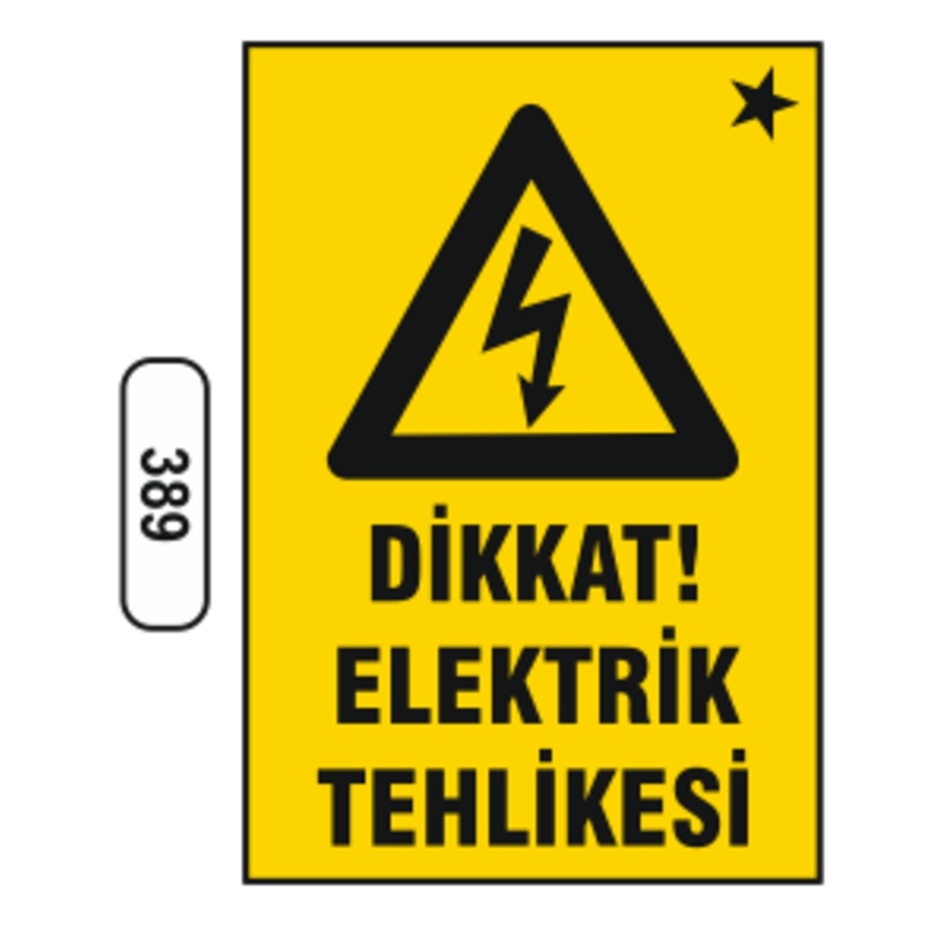 Dikkat%20Elektrik%20Tehlikesi%20Uyarı%20Levhası%20