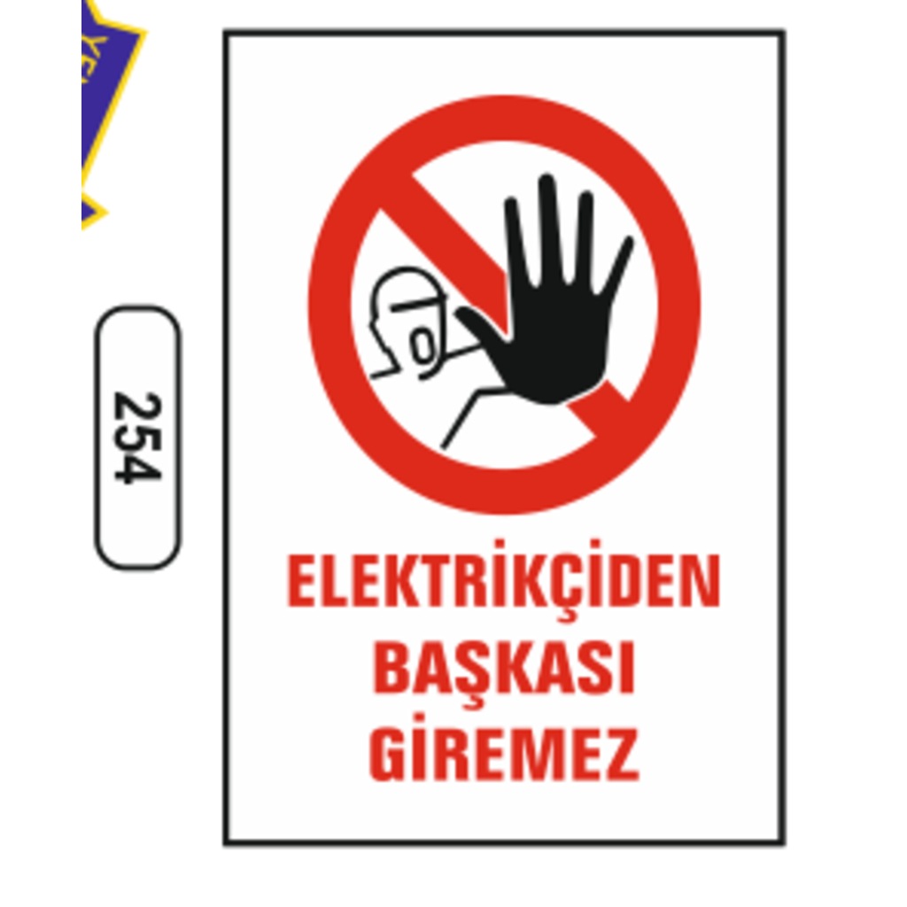 Elektrikçiden%20Başkası%20Giremez%20Uyarı%20ikaz%20Levhası