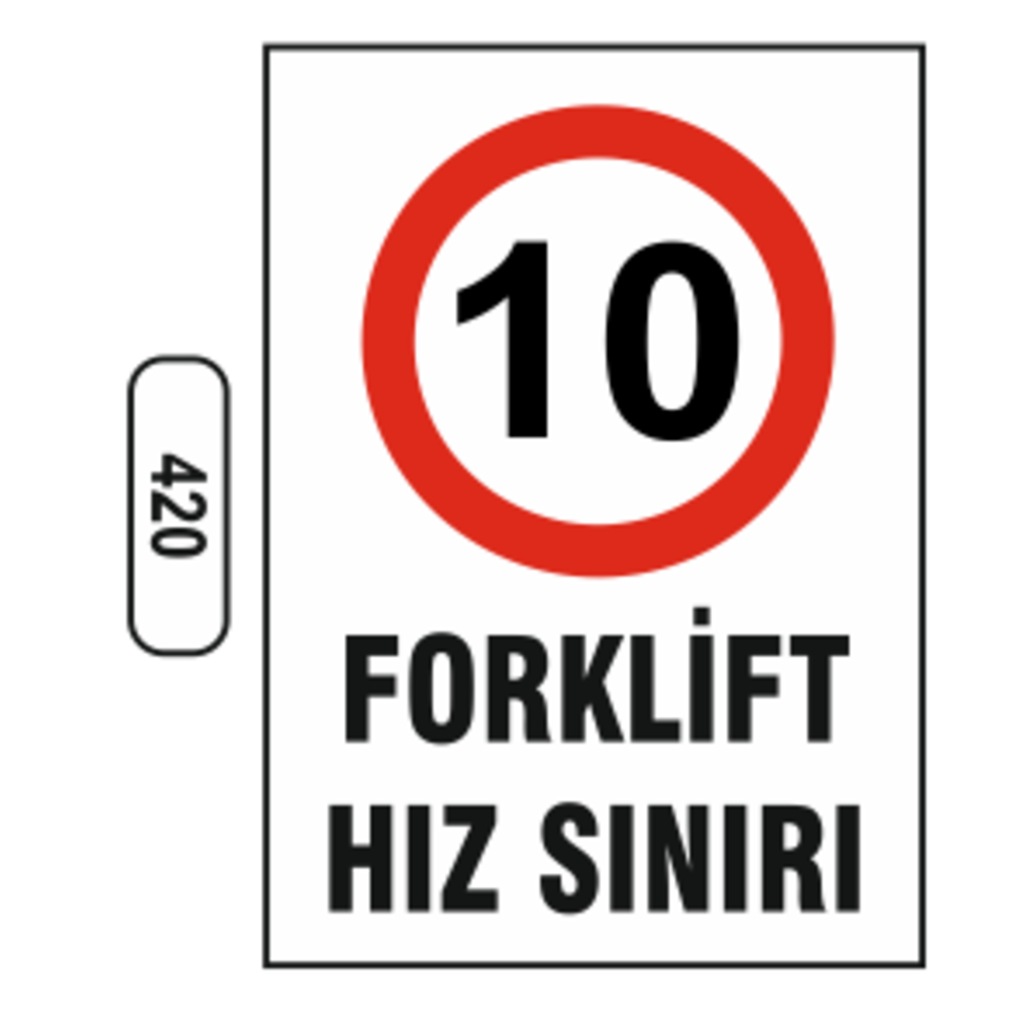 Forklift%20Hız%20Sınırı%2010%20Uyarı%20Levhası