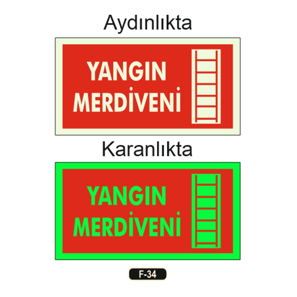 Fosforlu%20Yangın%20Merdiveni%20Levhası%20