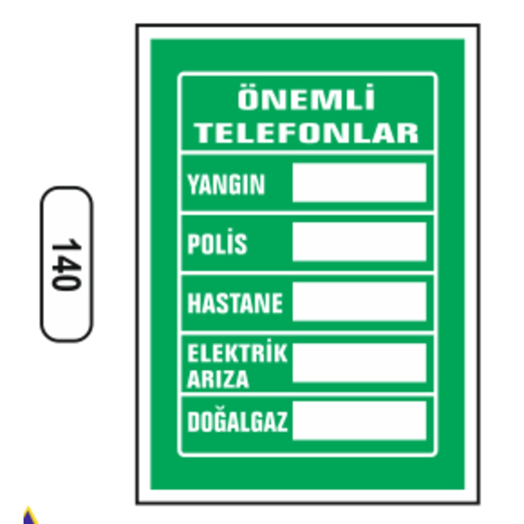 Önemli%20Telefonlar%20Uyarı%20Ikaz%20Levhası