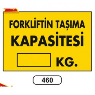 Forklift Uyarı Levhaları