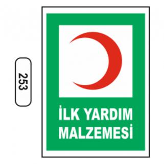 İlk Yardım Malzemesi Levhası