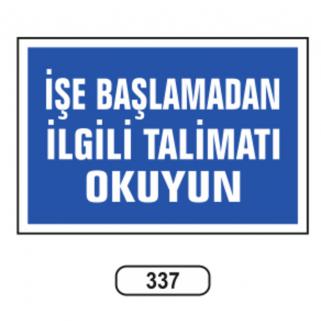 Uyarı İkaz Levhaları