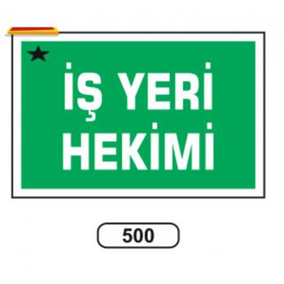 İş Yeri Hekimi Levhası