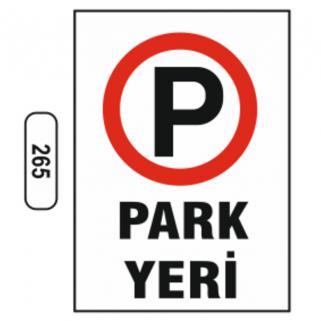 Park Yeri Levhası